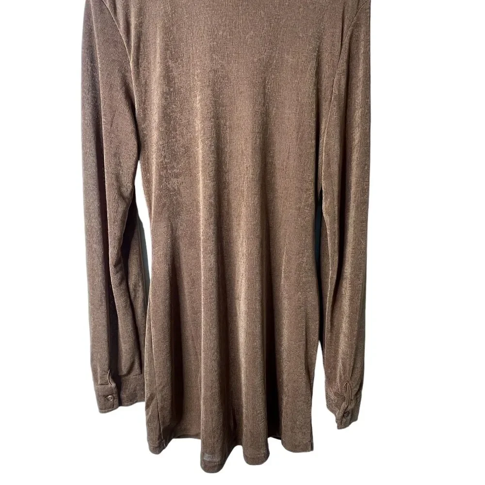 NWT With Jean Andy Dress in Chocolate Sz XL - Picture 7 of 10